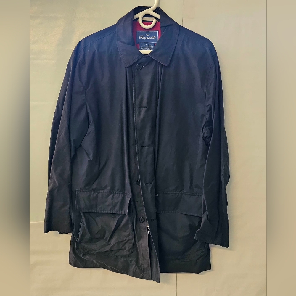 Faconnable Men's Black Coat